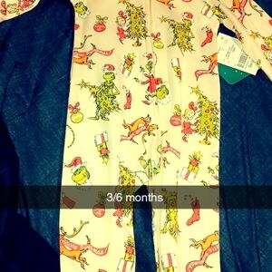 Festive Baby Onesie with Christmas Print